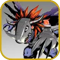 MetalGreymon evolves into MetalGreymon (Virus)